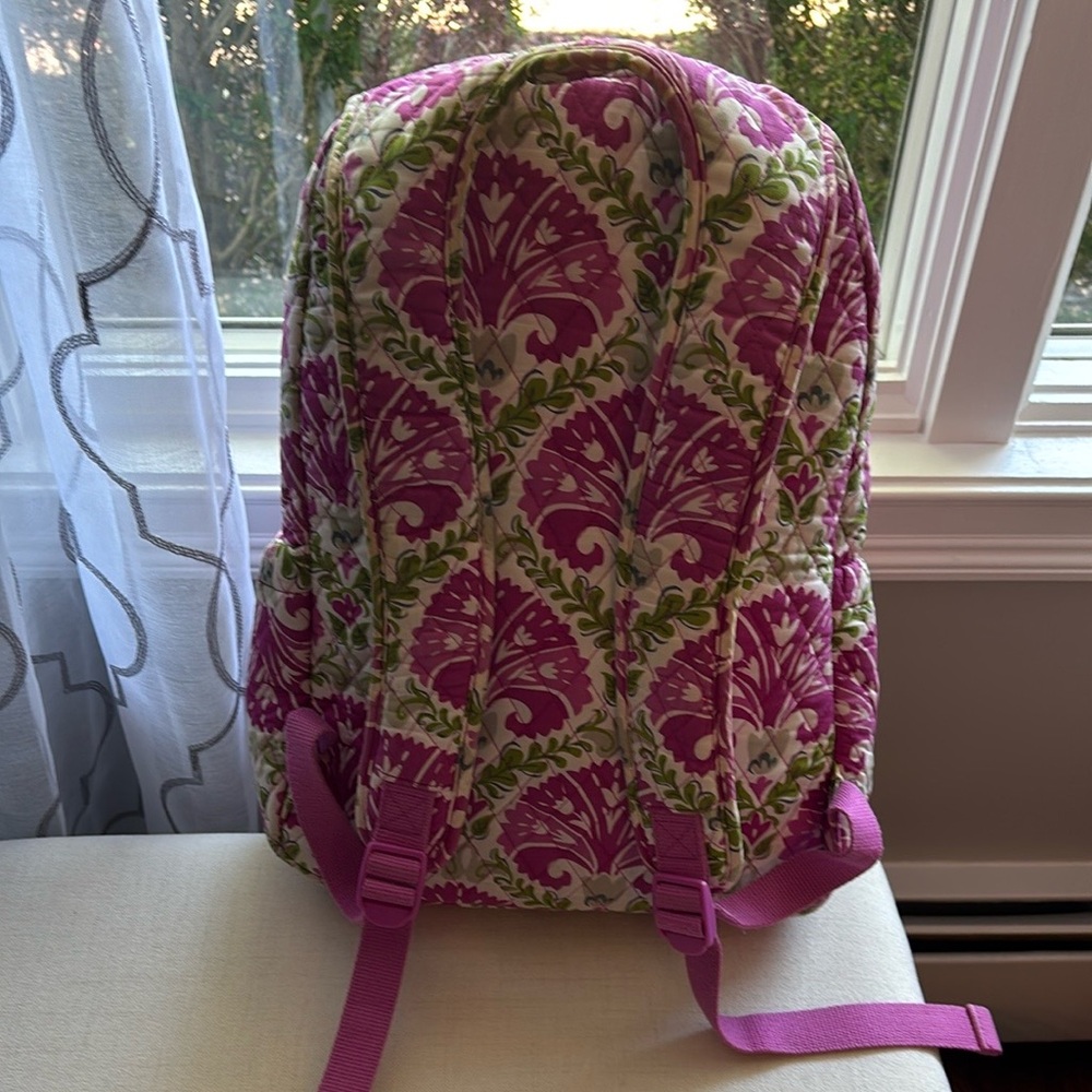 Vera Bradley Julep Tulip Quilted Laptop Backpack - Picture 6 of 11